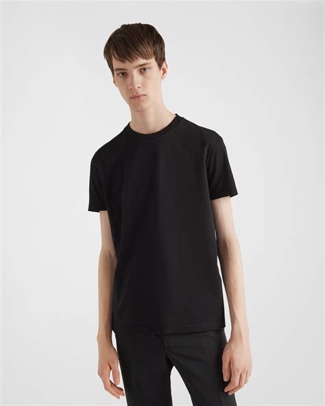 prada three pack cotton jersey t-shirts|Prada.